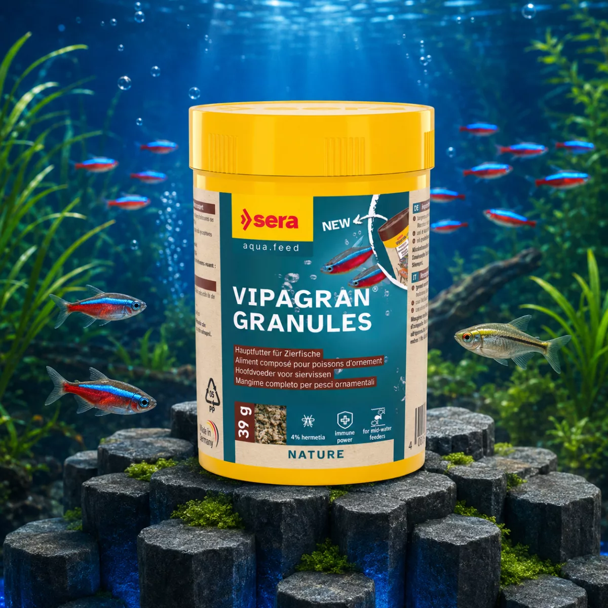 Sera Vipagran Nature – Granulés pour poissons tropicaux