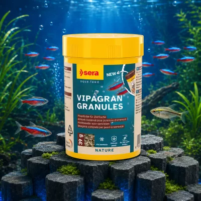 Sera Vipagran Nature – Granulés pour poissons tropicaux