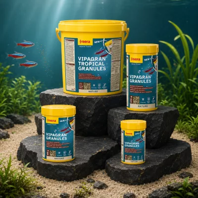 Sera Vipagran Nature – Granulés pour poissons tropicaux